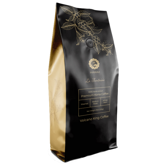 La Fantaisie - ROASTED TO ORDER - For the Espresso & Drip Coffee Lovers - 100% Kona Coffee