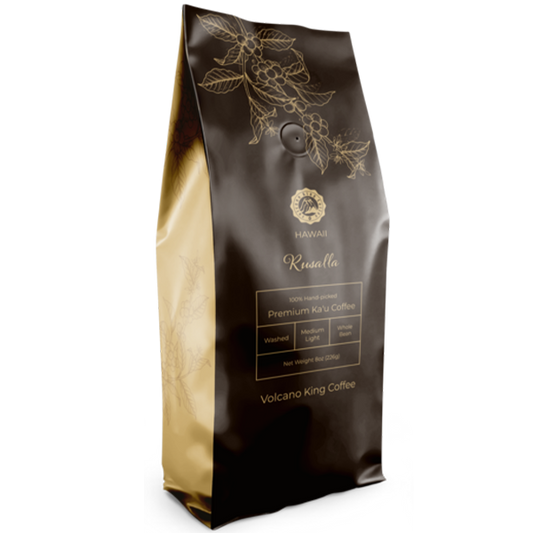 Rusalla - Caffeine Rich - 100% Ka'u Coffee ROASTED TO ORDER